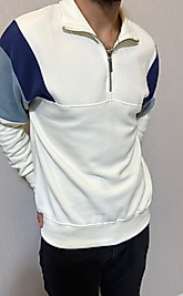 Kolları Garnili Selanik Örme Sweatshirt