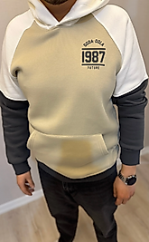 Baskılı Renkli Şardonlu Sweatshirt