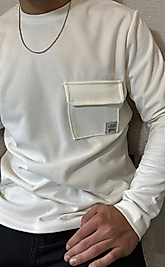 Bisiklet Yaka Cep Detaylı Basic Kazak