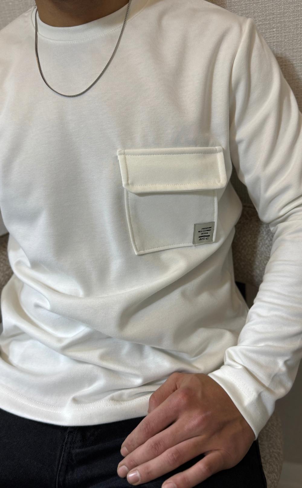 Bisiklet Yaka Cep Detaylı Basic Kazak