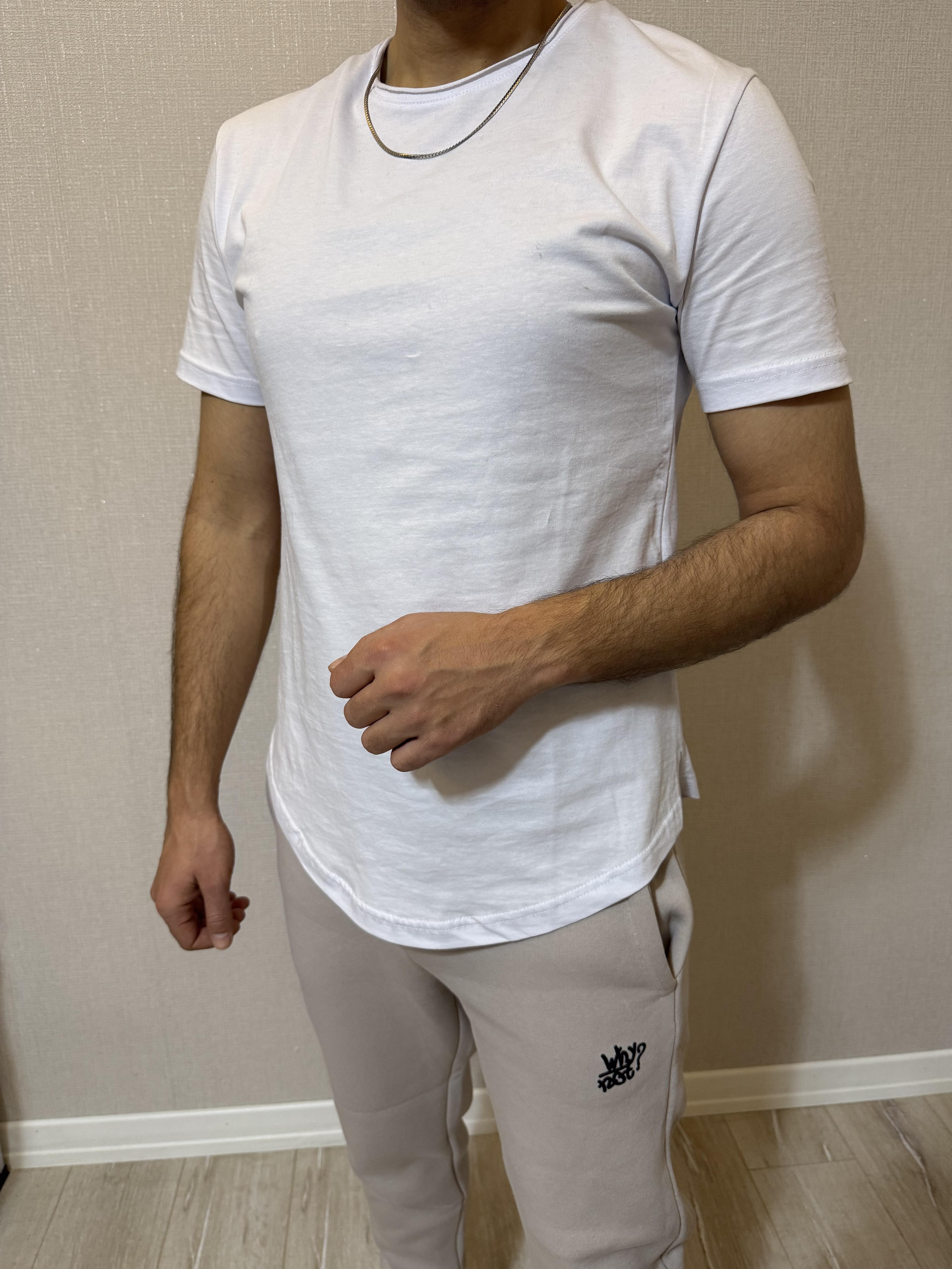 Yırtmaçlı Basic Tişört