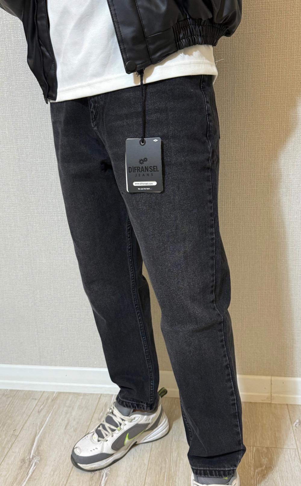 Gri Taşlamalı Boyfriend Jean